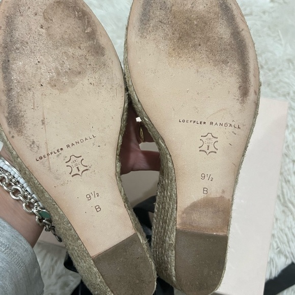 Loeffler Randall Harper Espadrille Wedge Sandal - Size 9.5 - Picture 7 of 11
